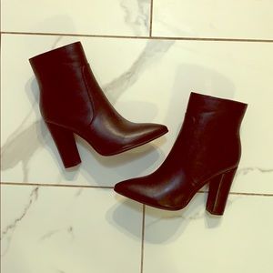 Brand new black booties!
